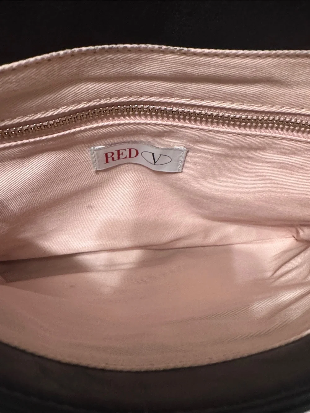 Valentino Red Black  leather Bow Chain-Shoulder Bag/Clutch - Picture 4 of 5